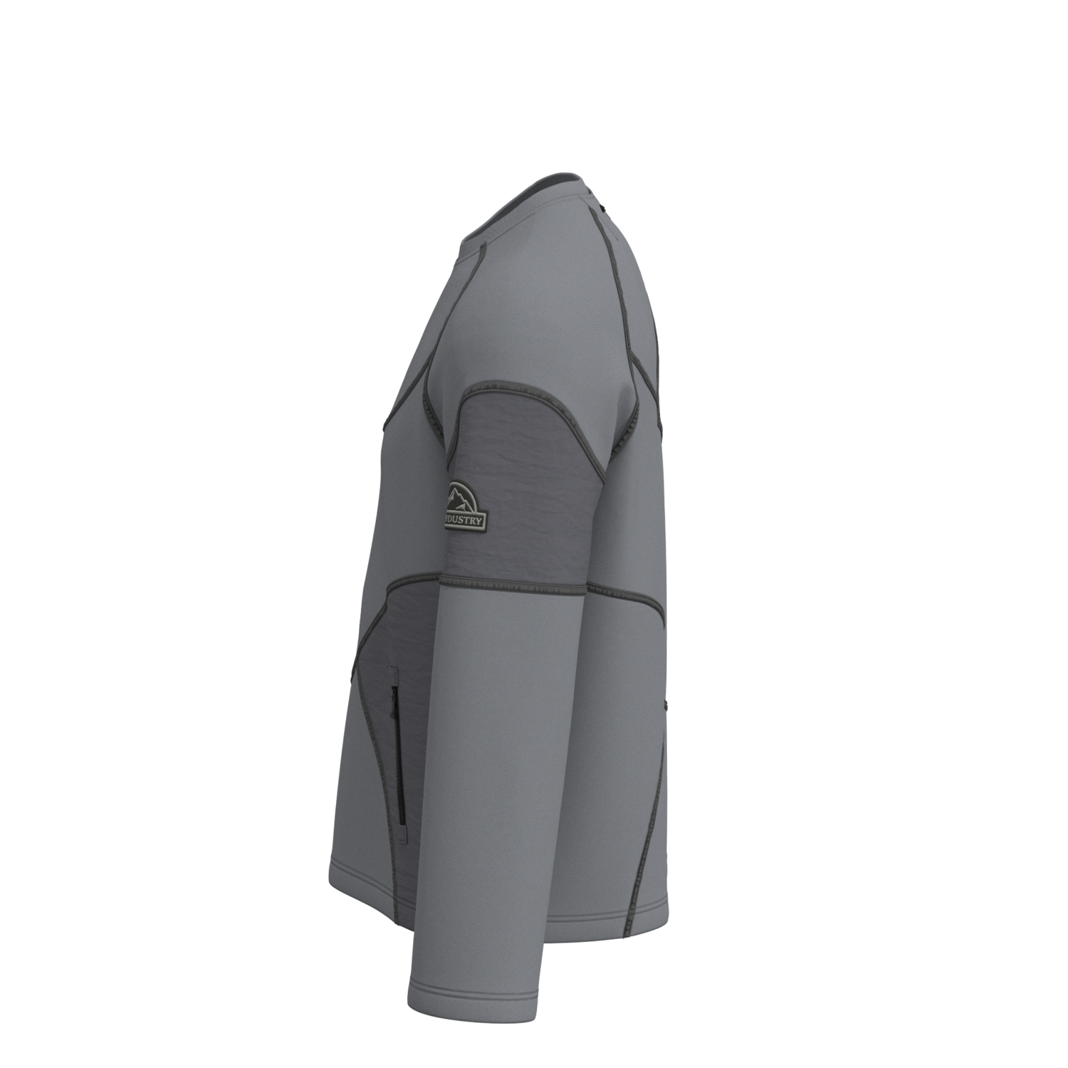 Alternative view of T-shirt manche longue LINEA NEBULA- Ice Industry