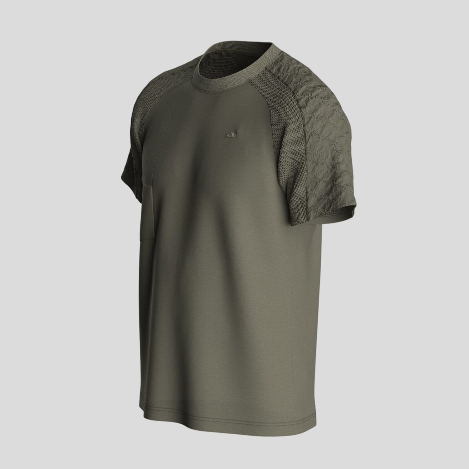 Alternative view of T-shirt Seamless Bi-material Ice Industry